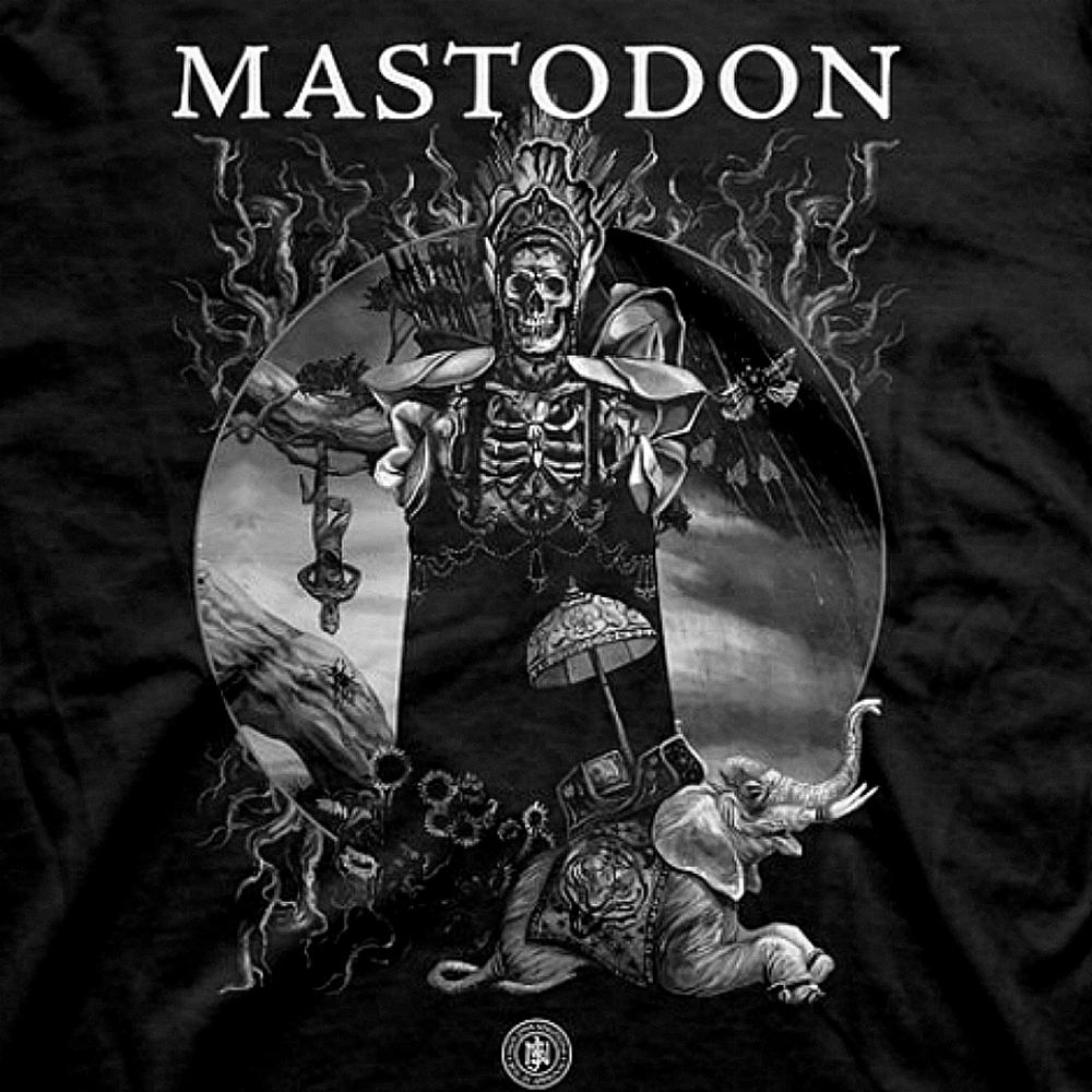 Mastodon Splenor Skeleton 2XL Black Shirt - Picture 2 of 3